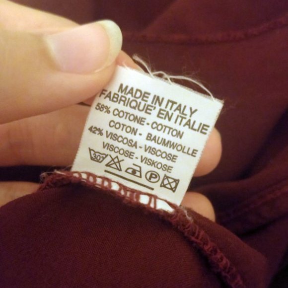 ⛔SOLD⛔BRANDY MELVILLE Burgundy Cami +Jewelry - Picture 9 of 10